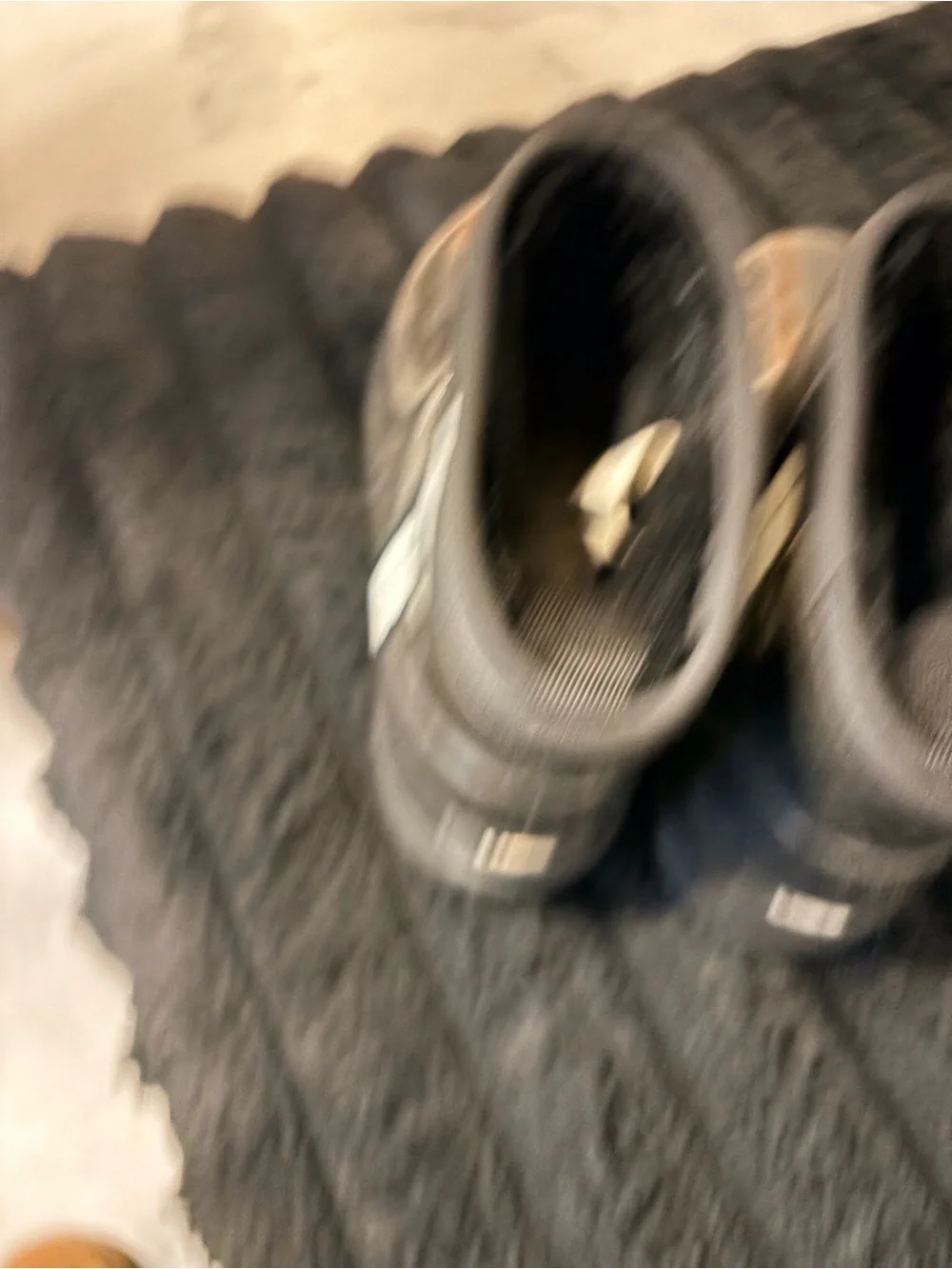 UGG Black Gloss Rain Boots